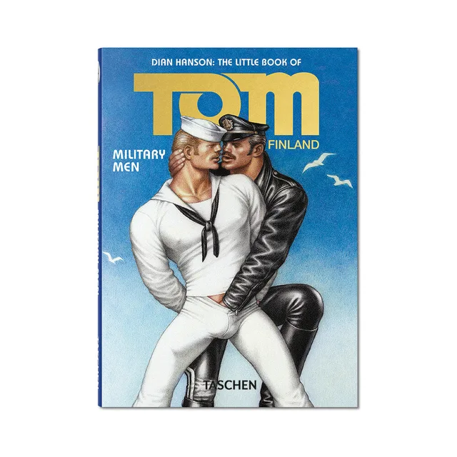 blue Tom of Finland Military Men pocket hardcover with sailor and leather-clad figures