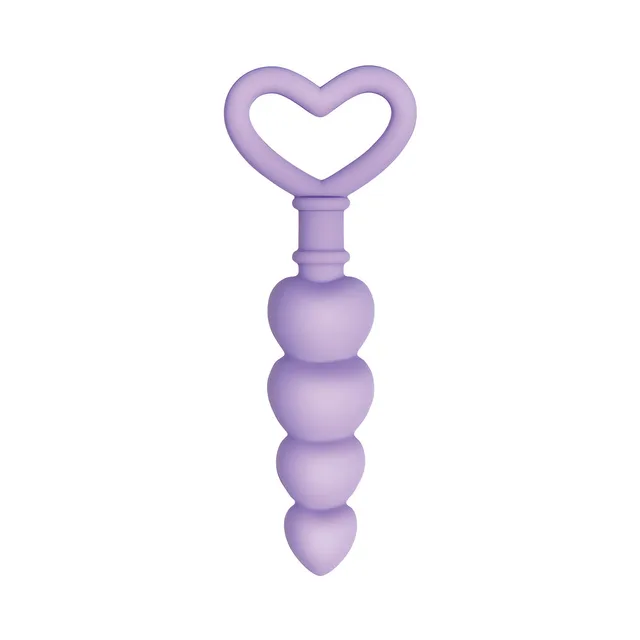 Upright Evolved plug with open heart-shaped handle