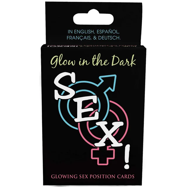 Black Glow-in-the-Dark Sex card game box front