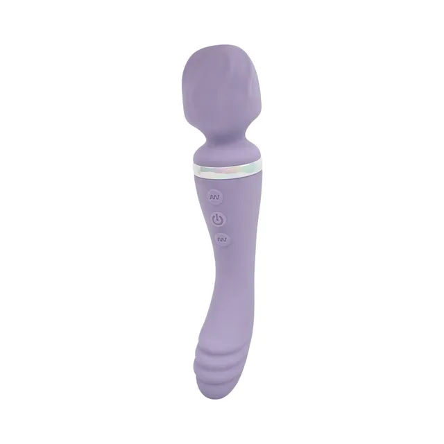 Front view of Wand and Done broad head and curved handle
