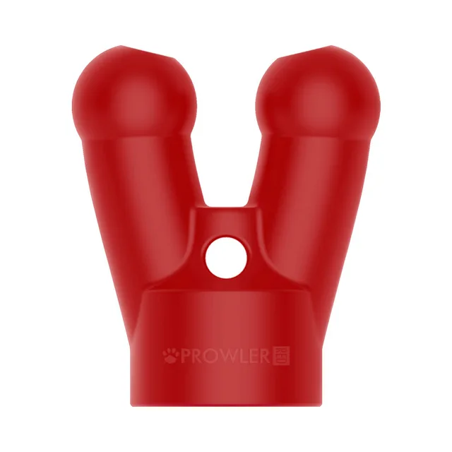 Front view of red twin-tube Prowler RED Double cap