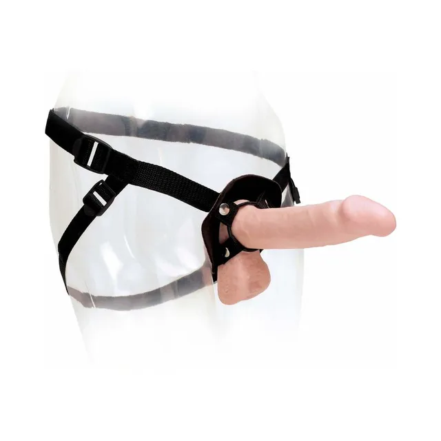 Basix Rubber Works Harness black harness fitted on mannequin