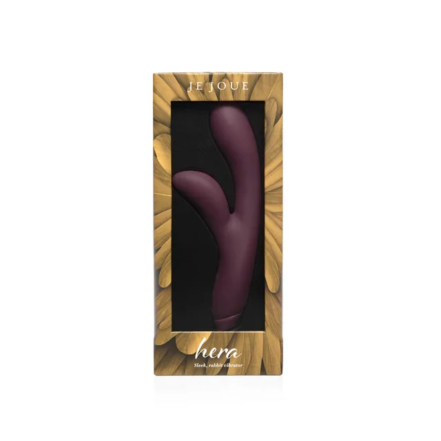 Je Joue Hera purple rabbit vibrator in windowed box