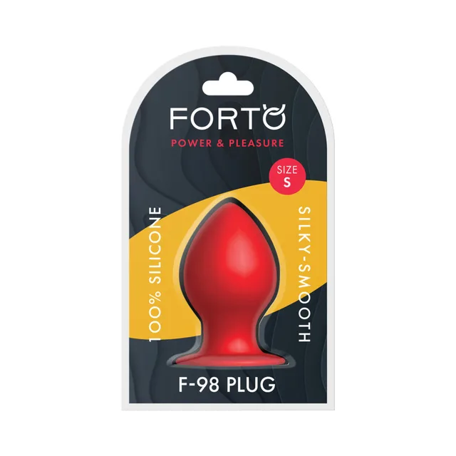 Forto F-98 small red cone plug in retail package