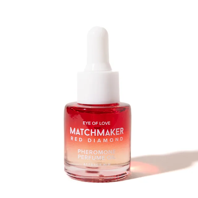 Eye of Love Matchmaker Red Diamond perfume oil isolated 20 ml dropper bottle
