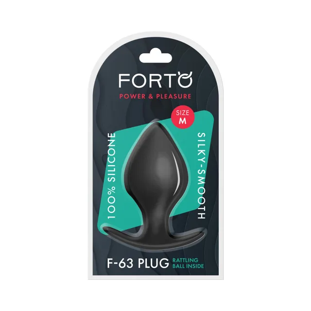 Forto F-63 Rattler medium black plug in retail package