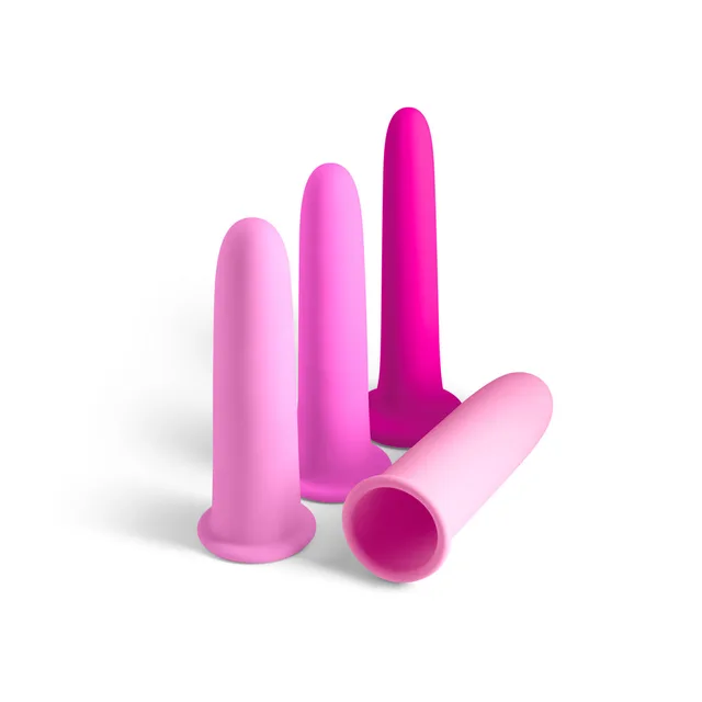 Four pink INYA Gliders sleeves arranged by graduated size