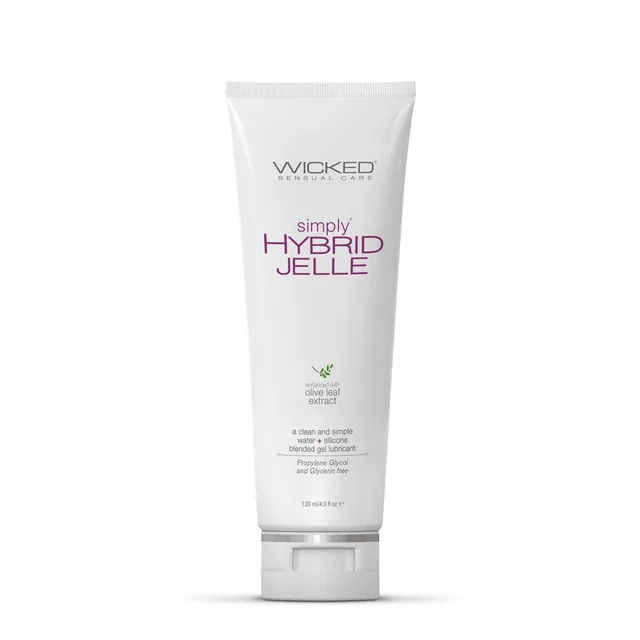 Front of Wicked Simply Hybrid Jelle white four-ounce tube