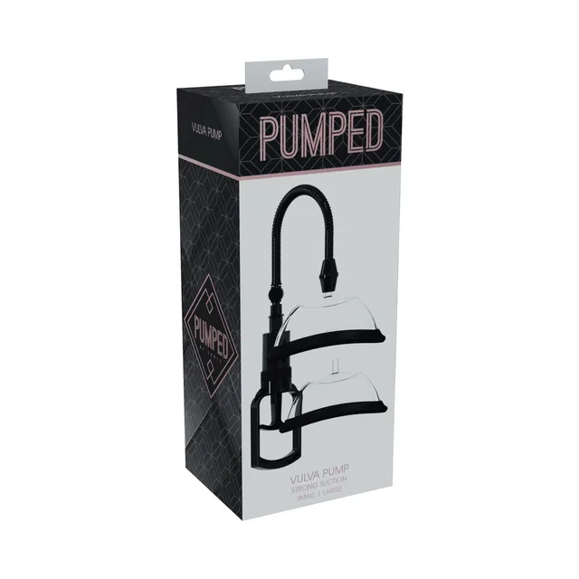 PUMPED Manual Vulva Pump Black