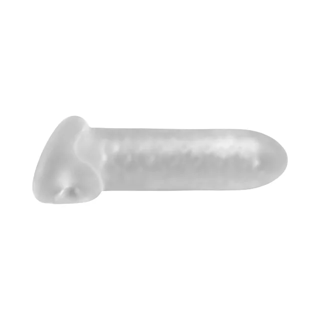 Perfect Fit Fat Boy Original Ultra Fat 7-inch clear sheath side profile with rounded tip
