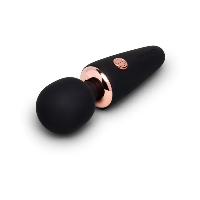 Black Le Wand Mini Micro angled front view