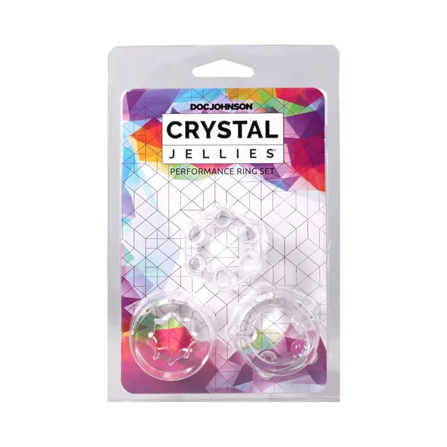 Crystal Jellies Performance Ring Set Clear