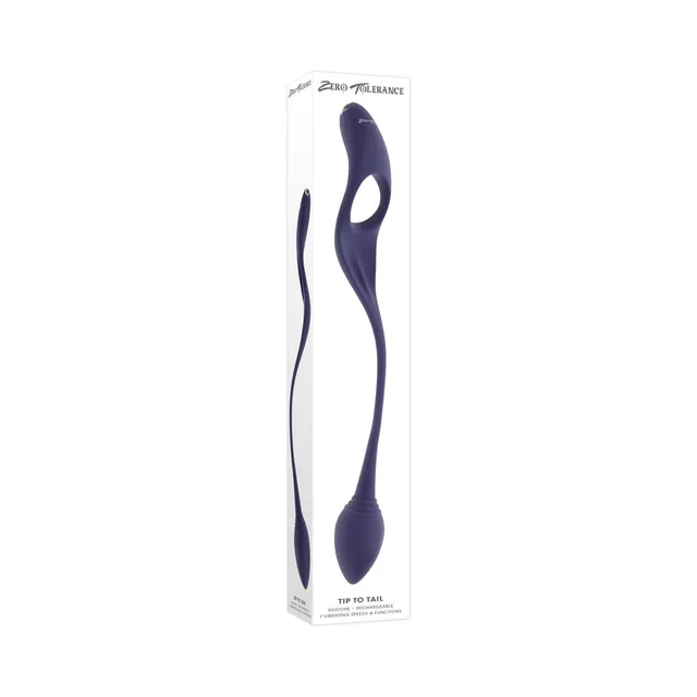Zero Tolerance Tip To Tail purple ring and plug pictured on retail box