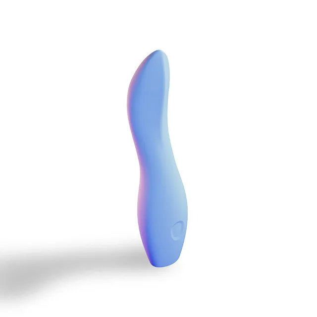 Front angle of periwinkle Dame Dip 2.0 with single oval control