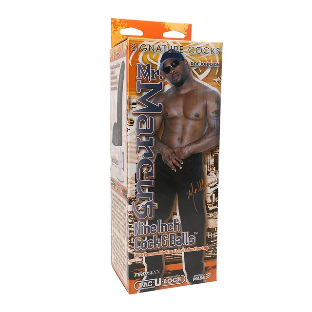 Mr. Marcus R5 dark brown dong in orange retail package