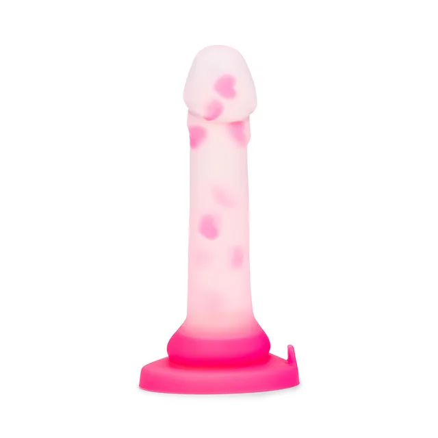 Together Toy 6-inch Heartfloat Bliss pink dildo front upright view