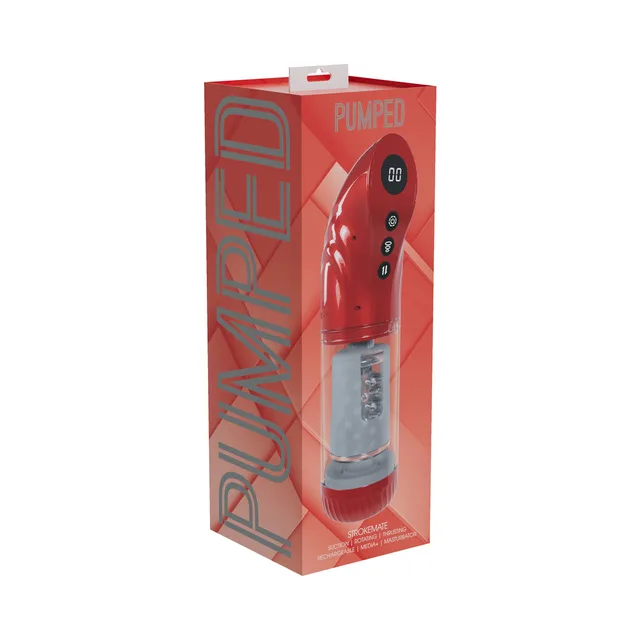 Shots PUMPED StrokeMate red automatic stroker retail box