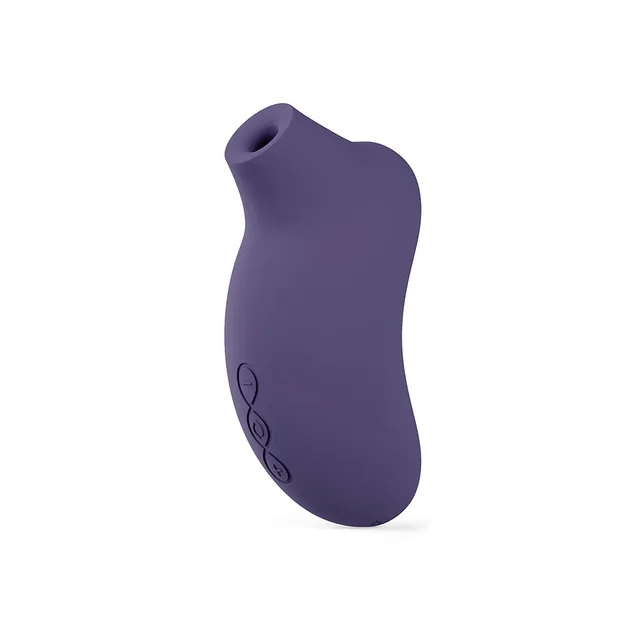 Front view of purple LELO SONA 3 with oval opening