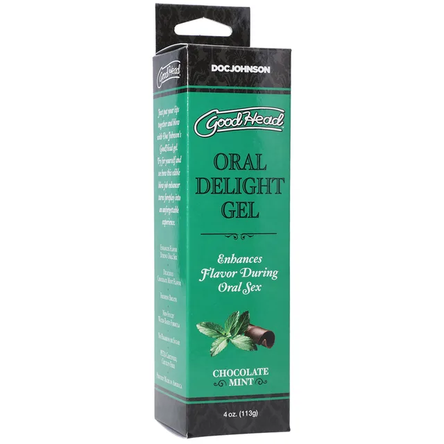 GoodHead Chocolate Mint Oral Delight tube inside green box