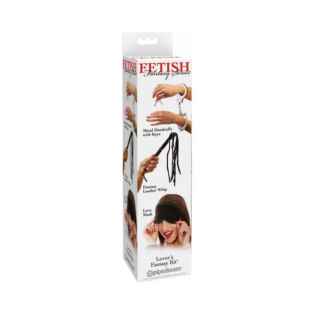 Fetish Fantasy three-piece Lovers Kit in tall white retail box