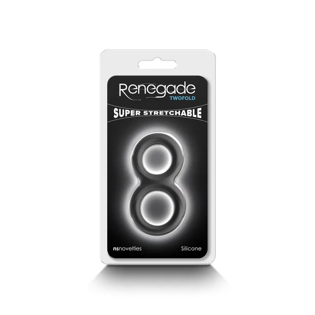 Renegade Twofold black dual ring in retail pack