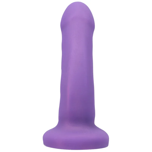 Front view of Amethyst Tantus Curve showing stepped contours