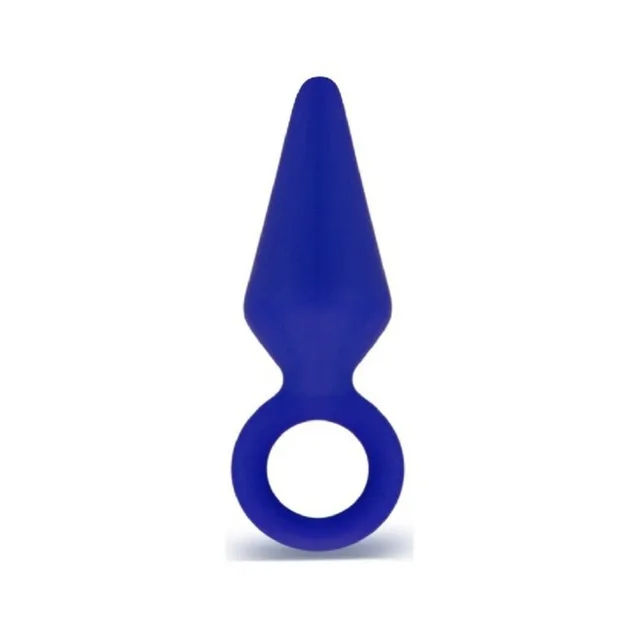 Luxe Candy Rimmer Small Blue upright tapered body with ring base