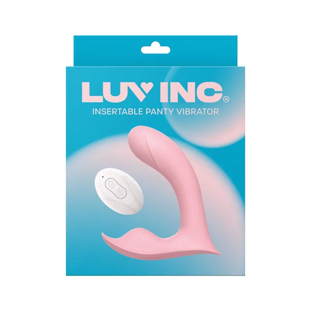 Luv Inc PV71 pink insertable panty vibrator package front