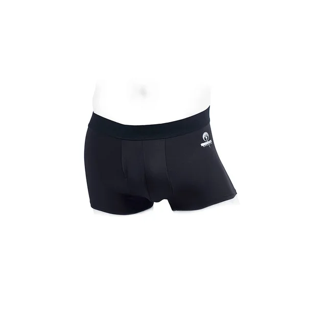 SpareParts Pete trunk black size XL front three-quarter view of square-cut trunk