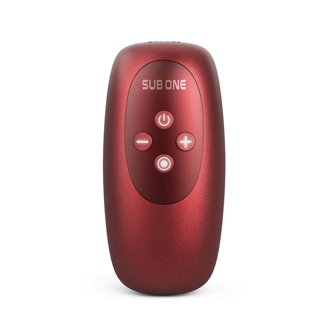Velvet Red MAN WAN Sub One with four-button front controls