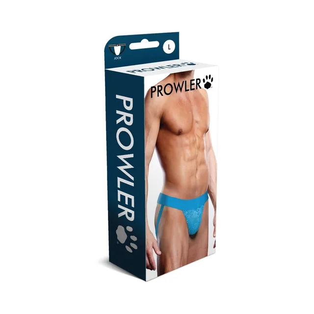 Prowler neon-blue lace jock strap size L retail box