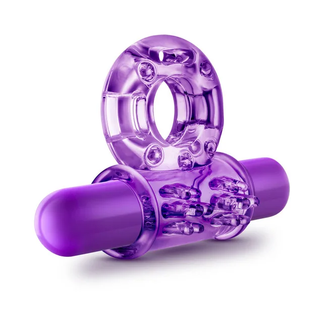 Translucent Purple Couples Play Ring mounted on bullet