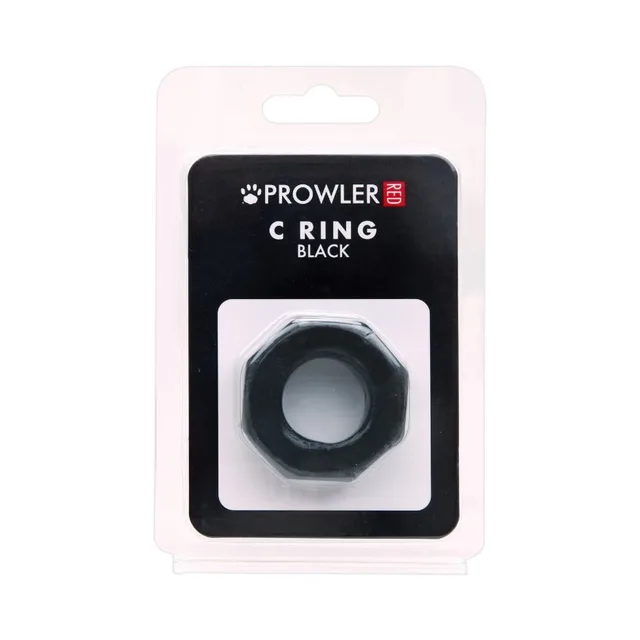 Prowler RED black faceted C-ring front retail package