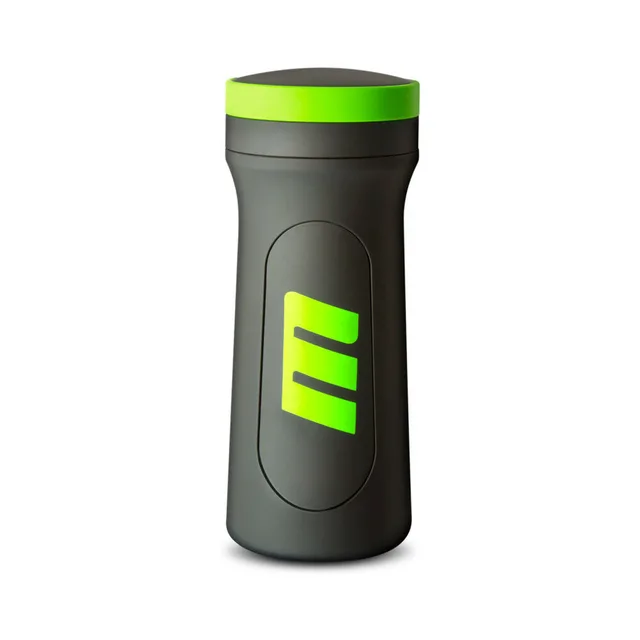 Upright black M2 tapered stroker with lime logo band