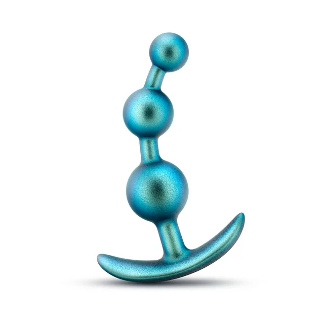 Blush Matrix Gamma Neptune Teal silicone plug front view with three spheres