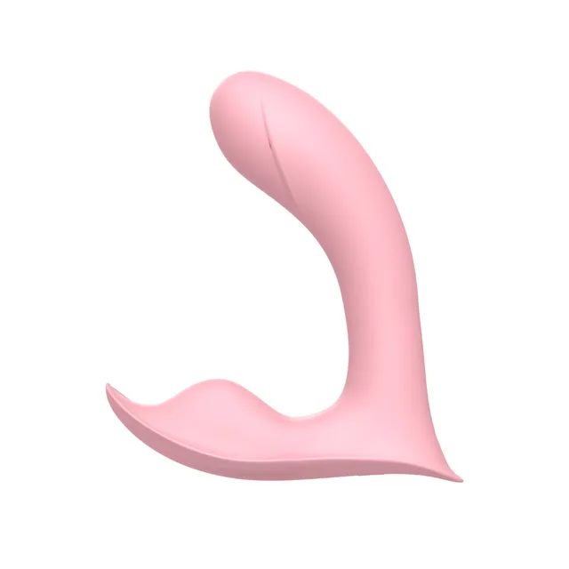 Side view of pink PV71 curved arm and broad winged base