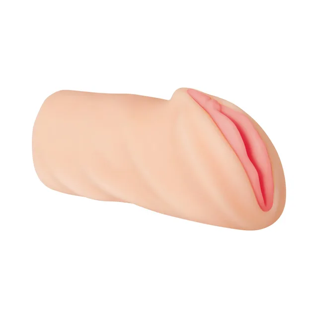 Alexis Texas beige stroker with angular side contours