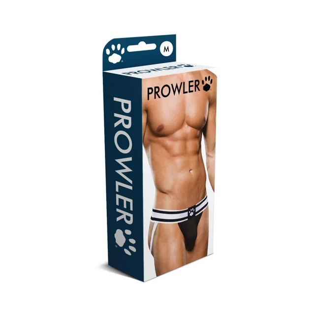 Prowler black-and-white jock strap size M retail box