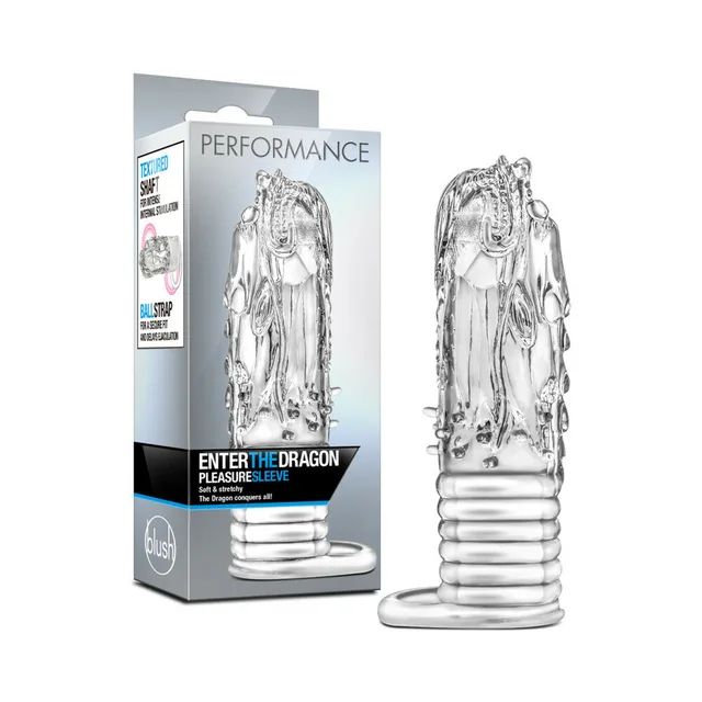 Clear Enter the Dragon sleeve beside Performance retail box