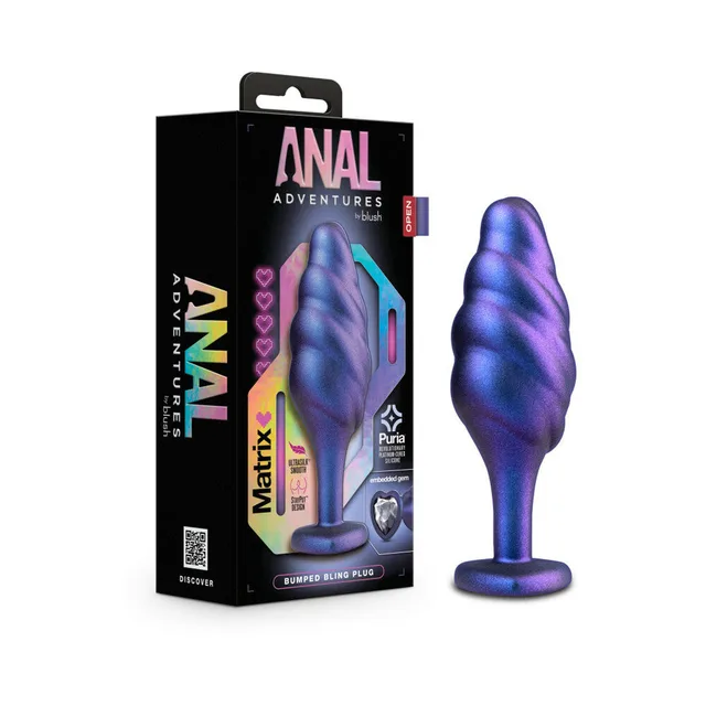 Sapphire Blush Matrix Bumped plug with retail box