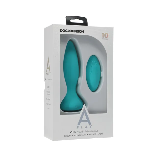 A-Play Adventurous teal plug and remote in white retail box