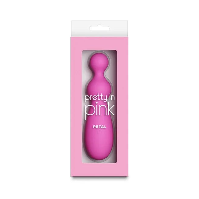 Pretty in Pink Petal beaded vibrator in window box
