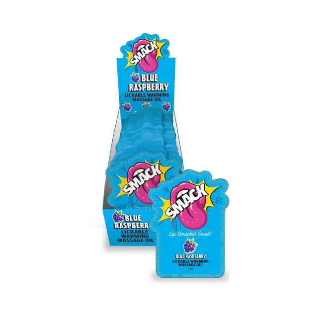 Blue Raspberry Smack 36-count pouch display