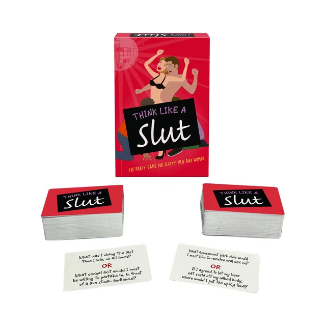 Think Like a Slut red box with two card decks and prompt cards