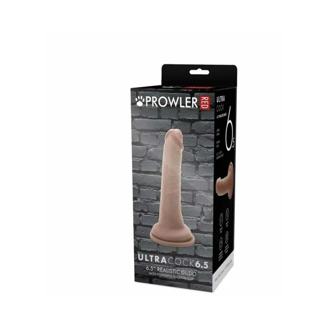 Prowler RED Ultra Cock 6.5-inch caramel dildo retail box
