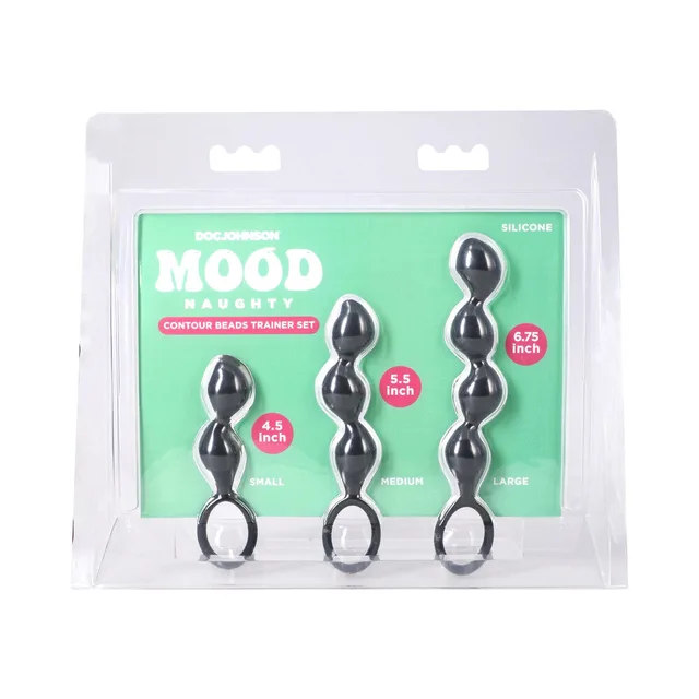 Mood Naughty black contour trainer set front retail package