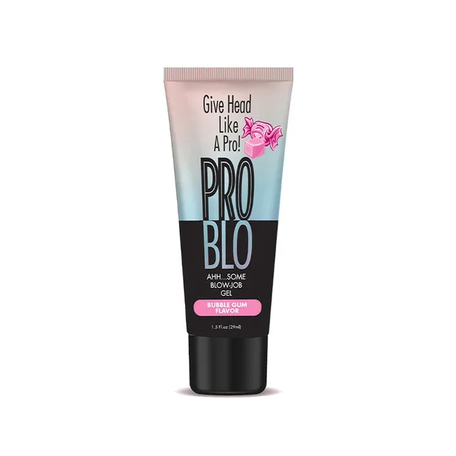 ProBlo Bubblegum 1.5 oz pink and blue squeeze tube with black cap