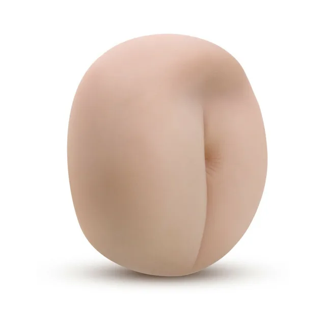 Blush Performance Universal beige pump sleeve front close-up of rounded face and narrow central opening