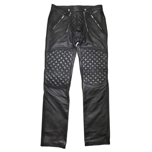 Front Product view of black Prowler RED Quilted Sailor Jeans in 40-inch waist
