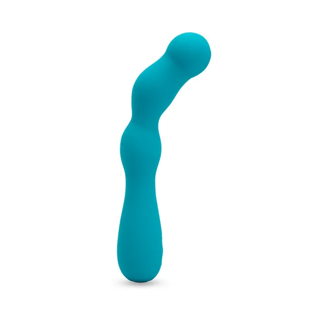 left profile of blue Siren Nubii showing rounded tip and three-lobed shaft